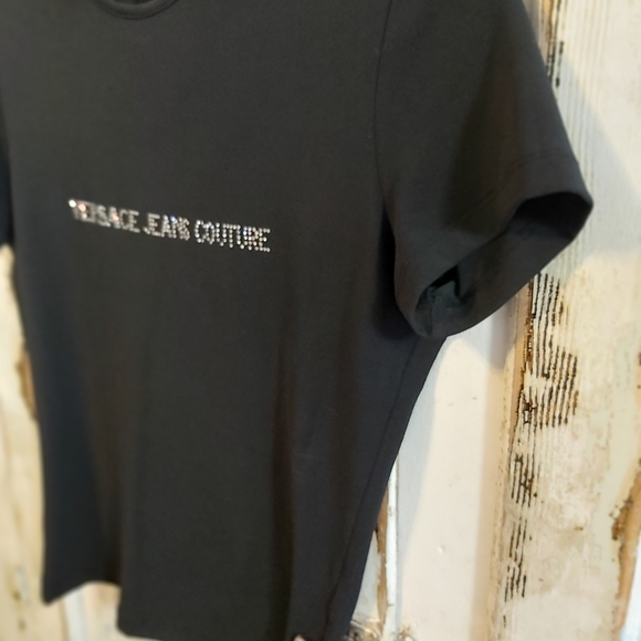 Versace Womens Rhinestone TShirt - Picture 4 of 6
